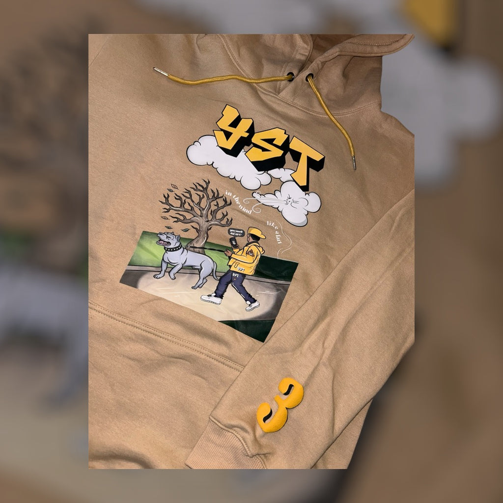 YST Graphic Hoodie With Puff Print on the Back