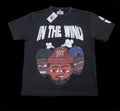 “IN THE WIND” GRAPHIC TSHIRT STONE WASHED BLACK